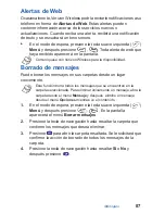 Preview for 97 page of Samsung SCH-a610 Series Manual Del Usuario