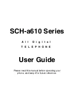 Preview for 1 page of Samsung SCH-a610 Series User Manual