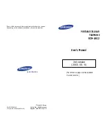 Samsung SCH-A612 User Manual preview
