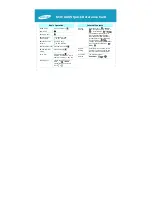 Samsung SCH-A685 Quick Reference Card preview