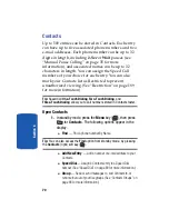 Предварительный просмотр 70 страницы Samsung SCH A870 - Cell Phone - Verizon Wireless User Manual