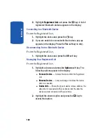 Предварительный просмотр 160 страницы Samsung SCH A870 - Cell Phone - Verizon Wireless User Manual