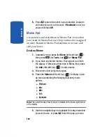 Preview for 164 page of Samsung SCH A870 - Cell Phone - Verizon Wireless User Manual