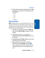 Preview for 57 page of Samsung SCH a950 - Cell Phone - Verizon Wireless User Manual