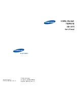 Предварительный просмотр 1 страницы Samsung SCH-A970 Series User Manual