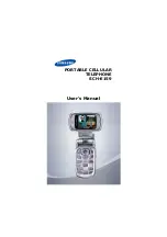 Предварительный просмотр 3 страницы Samsung SCH-E159 User Manual