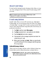 Preview for 78 page of Samsung SCH i730 - Wireless Handheld Pocket PC Phone User Manual