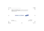 Предварительный просмотр 1 страницы Samsung SCH-L310 User Manual