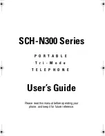 Предварительный просмотр 1 страницы Samsung SCH-N300 Series User Manual