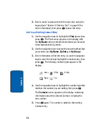 Предварительный просмотр 78 страницы Samsung SCH-n330 Series User Manual