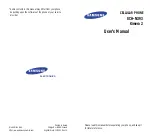 Предварительный просмотр 1 страницы Samsung SCH-N393 User Manual