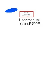 Предварительный просмотр 1 страницы Samsung SCH-P709E User Manual