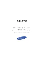 Preview for 1 page of Samsung SCH-R760X Manual Del Usuario