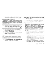 Предварительный просмотр 139 страницы Samsung SCH-R860 Series (Spanish) Manual Del Usuario