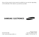 Preview for 1 page of Samsung SCH-U209 User Manual