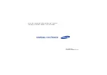 Предварительный просмотр 1 страницы Samsung SCH-U410T User Manual