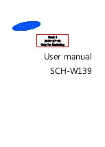 Samsung SCH-W139 User Manual preview