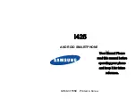 Предварительный просмотр 1 страницы Samsung SCHI425 User Manual