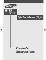 Предварительный просмотр 1 страницы Samsung SCI-503 Owner'S Instructions Manual