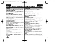 Предварительный просмотр 8 страницы Samsung SCL805 Owner'S Instruction Manual