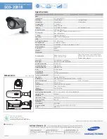 Предварительный просмотр 2 страницы Samsung SCO-2081RN Specifications