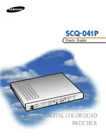 Preview for 1 page of Samsung SCQ-041AP User Manual