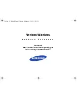 Samsung SCS2U3100VER User Manual preview