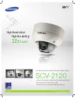 Samsung SCV-2120N Specifications preview