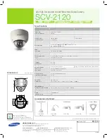 Preview for 2 page of Samsung SCV-2120N Specifications