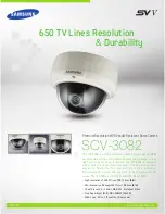 Samsung SCV-3082 Specifications preview