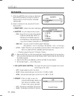 Preview for 20 page of Samsung SCV-3082 User Manual