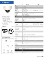 Предварительный просмотр 2 страницы Samsung SCV-5083 Specifications