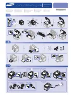 Samsung SCX-3405FW Quick Installation Manual предпросмотр