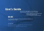 Samsung SCX-4021S Series User Manual preview