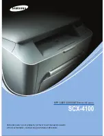 Samsung scx-4100 series Manual Del Usuario preview