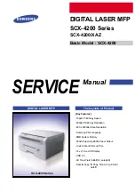 Preview for 1 page of Samsung SCX-4200/XAZ Service Manual