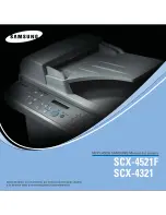 Samsung SCX-4521FG - B/W Laser - All-in-One Manual Del Usuario preview