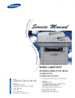 Samsung SCX-483 Series Service Manual preview