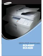 Preview for 1 page of Samsung SCX-6320F Manual Del Usuario