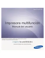 Предварительный просмотр 1 страницы Samsung SCX 6555N - MultiXpress Mono Multifunction Manual Del Usuario