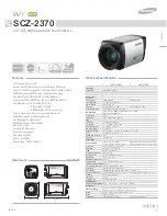 Preview for 1 page of Samsung SCZ-2370 Technical Specifications