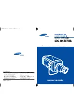 Preview for 1 page of Samsung SDC-415 Series Instruction Manual