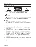 Предварительный просмотр 4 страницы Samsung SDC-89440BF User Manual