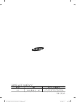 Preview for 36 page of Samsung SDC1A809 User Manual