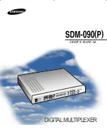 Samsung SDM-090 User Manual preview