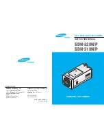 Предварительный просмотр 1 страницы Samsung SDN-510N Instruction Manual