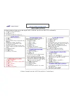 Предварительный просмотр 2 страницы Samsung SDN- 550 Quick Reference Manual