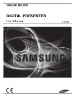 Preview for 1 page of Samsung SDP-760 User Manual