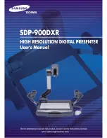 Samsung SDP-9000DXR User Manual preview