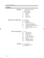 Предварительный просмотр 6 страницы Samsung SDP-960 User Manual